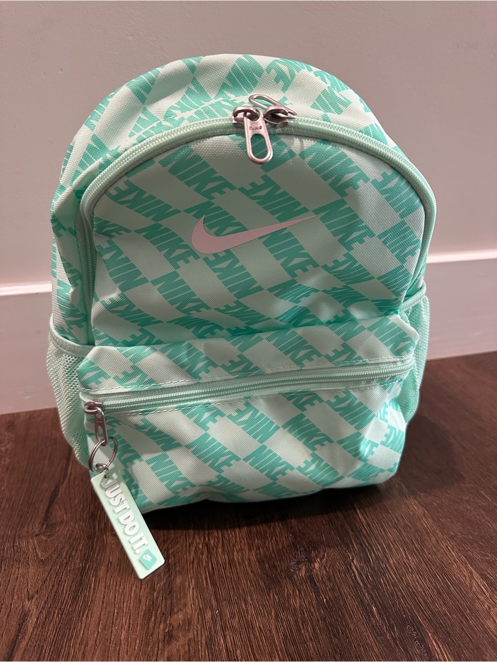 Nike Mint Green Patterned Mini Backpack - Picture 5 of 5